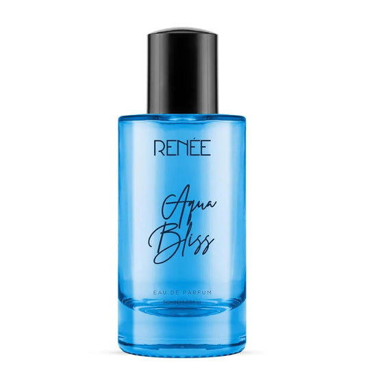RENEE Aqua Bliss Eau De Parfum, Premium Long-lasting Fragrance With Notes of Lemon, Bergamot, Lily, Nutmeg, Cedar & Patchouli, Scent EDP for Every Occasion, Ideal Luxury Perfume for Women, 50 Ml