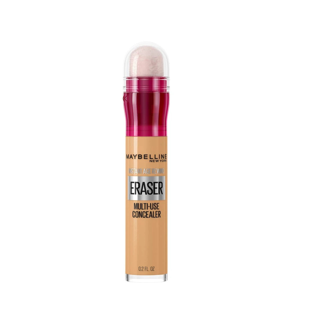Maybelline New York Instant Age Rewind Dark Circles Treatment Concealer - Light, Packed with Goji Berry & Haloxyl, Bright & Refreshed eyes, Concealer that erase dark circles & fine lines | 6ml
