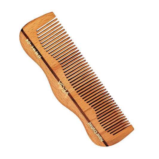 Vega Grooming Wooden Hair Comb,Handmade, (India's No.1* Hair Comb Brand) For Men and Women, (HMWC-04)