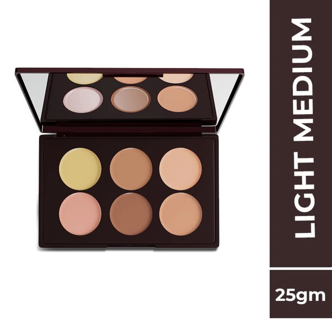 Colorbar 24Hrs Wear Concealer Palette, Light-Medium