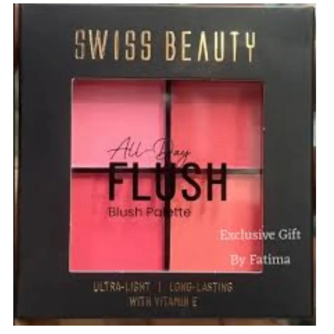 Swiss Beauty All Day Flush Blush Palette