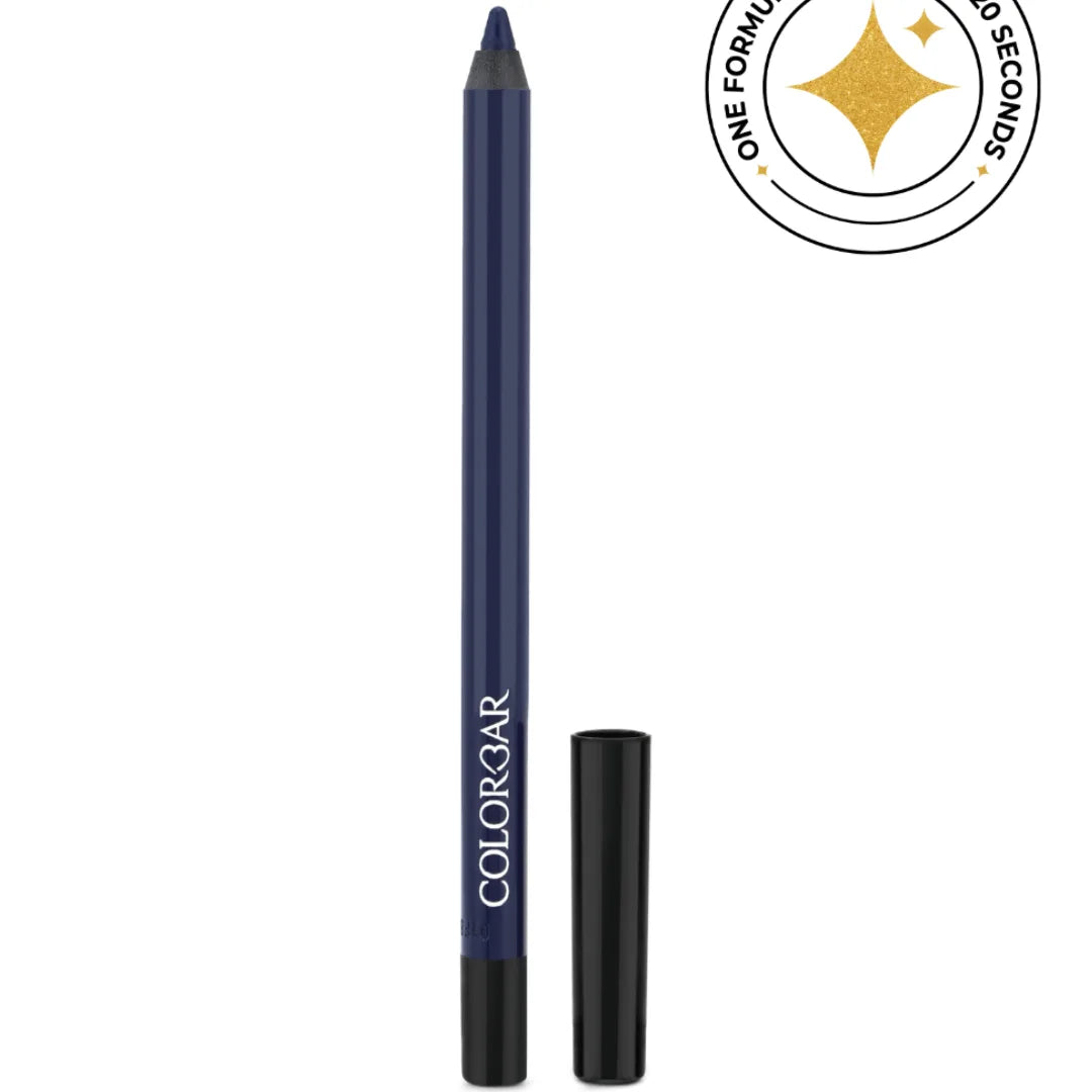 Colorbar I-Glide Eye Pencil, Blackout 1.1g Glossy Finish | Intense high-gloss finish | Waterproof | Lasts upto 8 hours