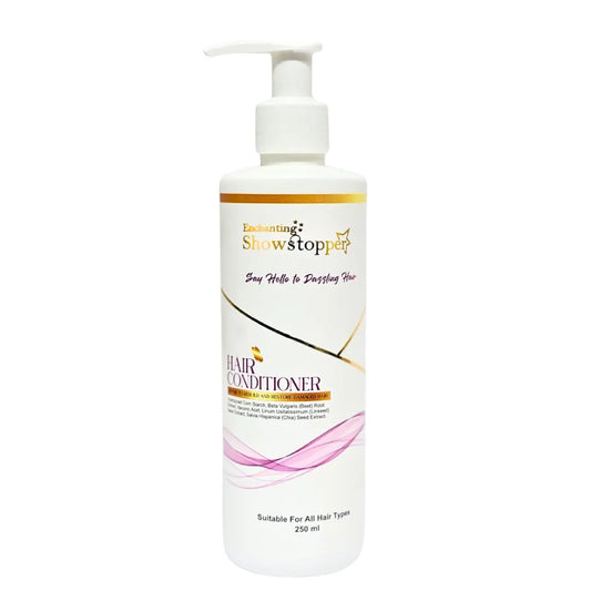 Enchanting Showstopper Hair Conditioner for Dry & Damaged Hair with Itaconic Acid, Arginine & Chia Seed – Deep Repair, Smoothness & Frizz...