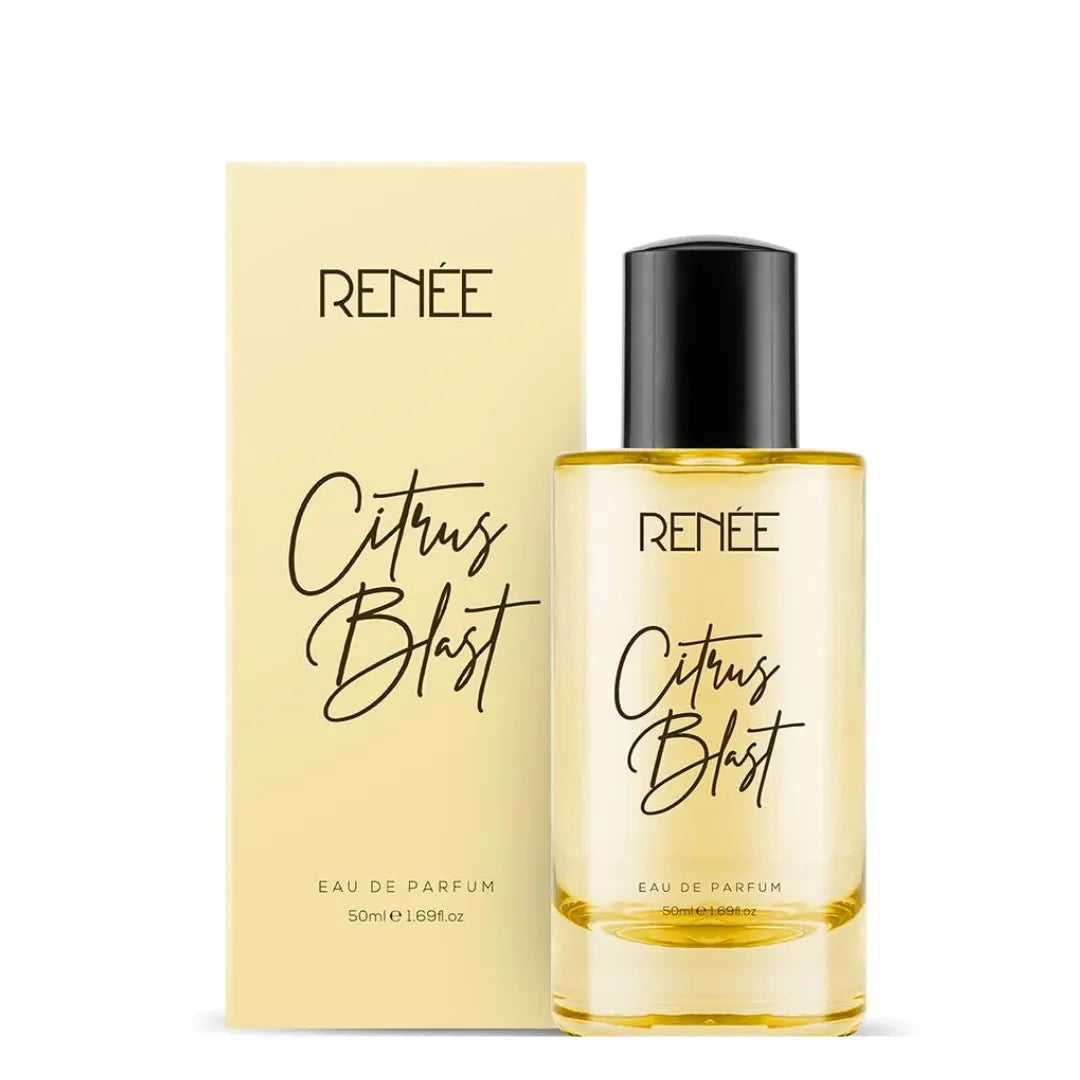 RENEE Citrus Blast Eau De Parfum, Premium Long-Lasting Fragrance with Notes of Bergamot, Lemon, Rose, Jasmine & Musk, Scent EDP for Every Occasion, Gifting, Ideal Luxury Perfume for Women, 50 Ml
