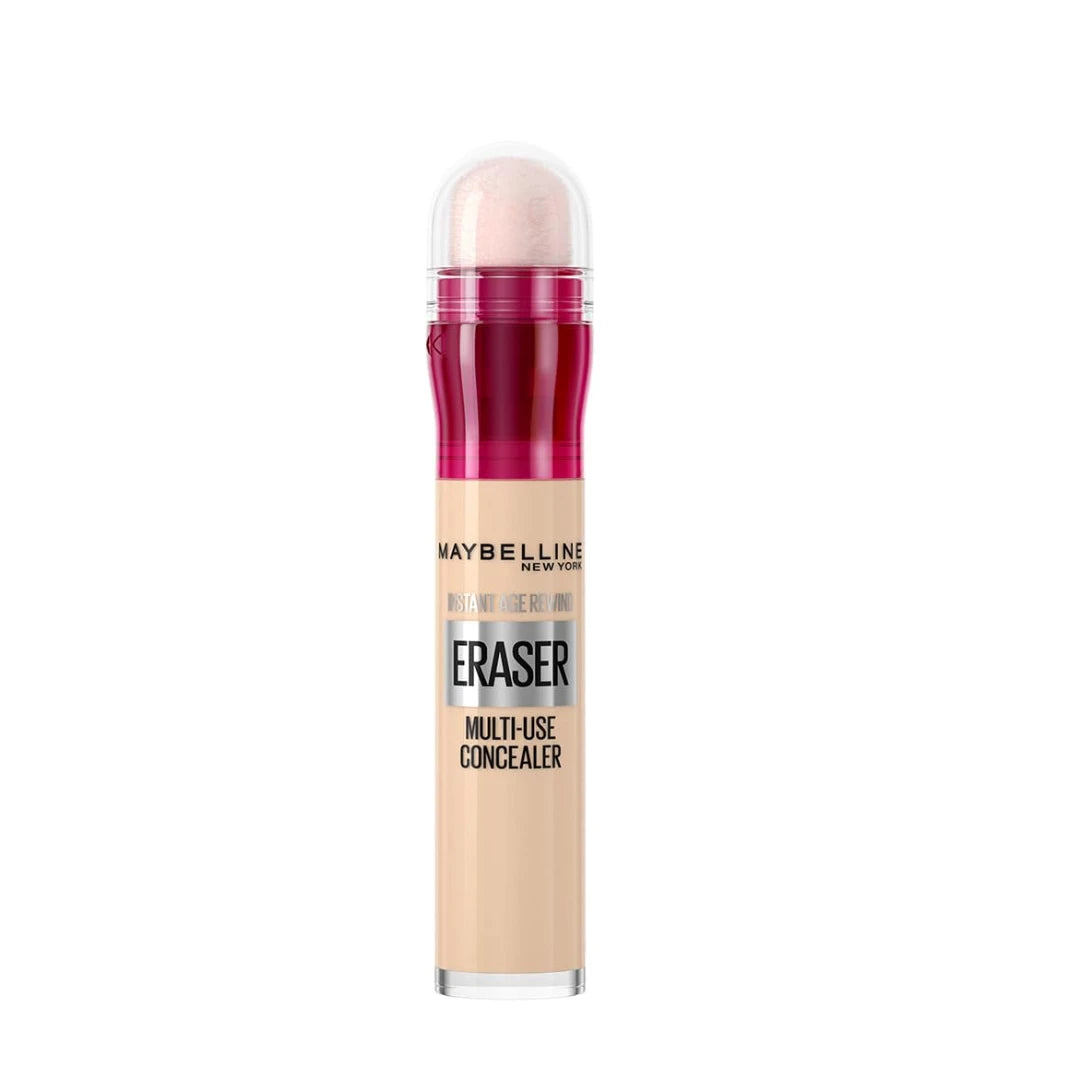 Maybelline New York Instant Age Rewind Dark Circles Treatment Concealer - Light, Packed with Goji Berry & Haloxyl, Bright & Refreshed eyes, Concealer that erase dark circles & fine lines | 6ml