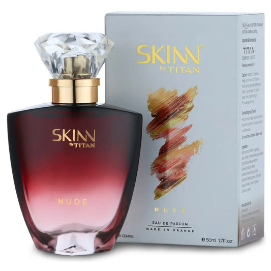 Skinn by Titan Nude Long Lasting Everyday Eau De Parfum for Women - 50 mL | Women's Fragrance | For Daily Use | Premium Fragrance | Women's Perfume | Gift for women