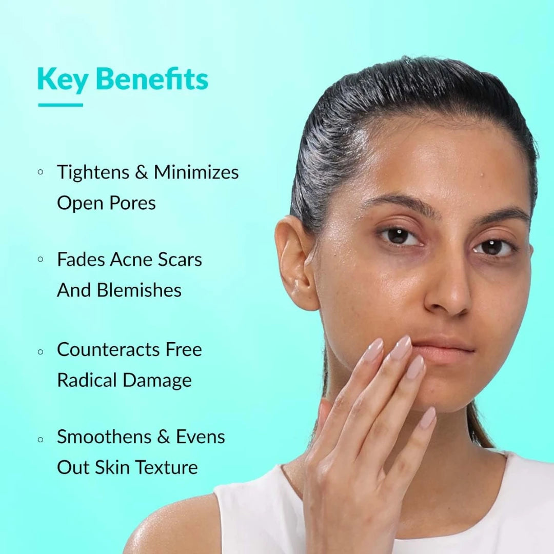 Fixderma 20% Niacinamide Serum for Face for Pore Minimizer with 2.5% Glucosamine & Hyaluronic Acid | Open Pores Serum | Hydrating for Men & Women - 30g