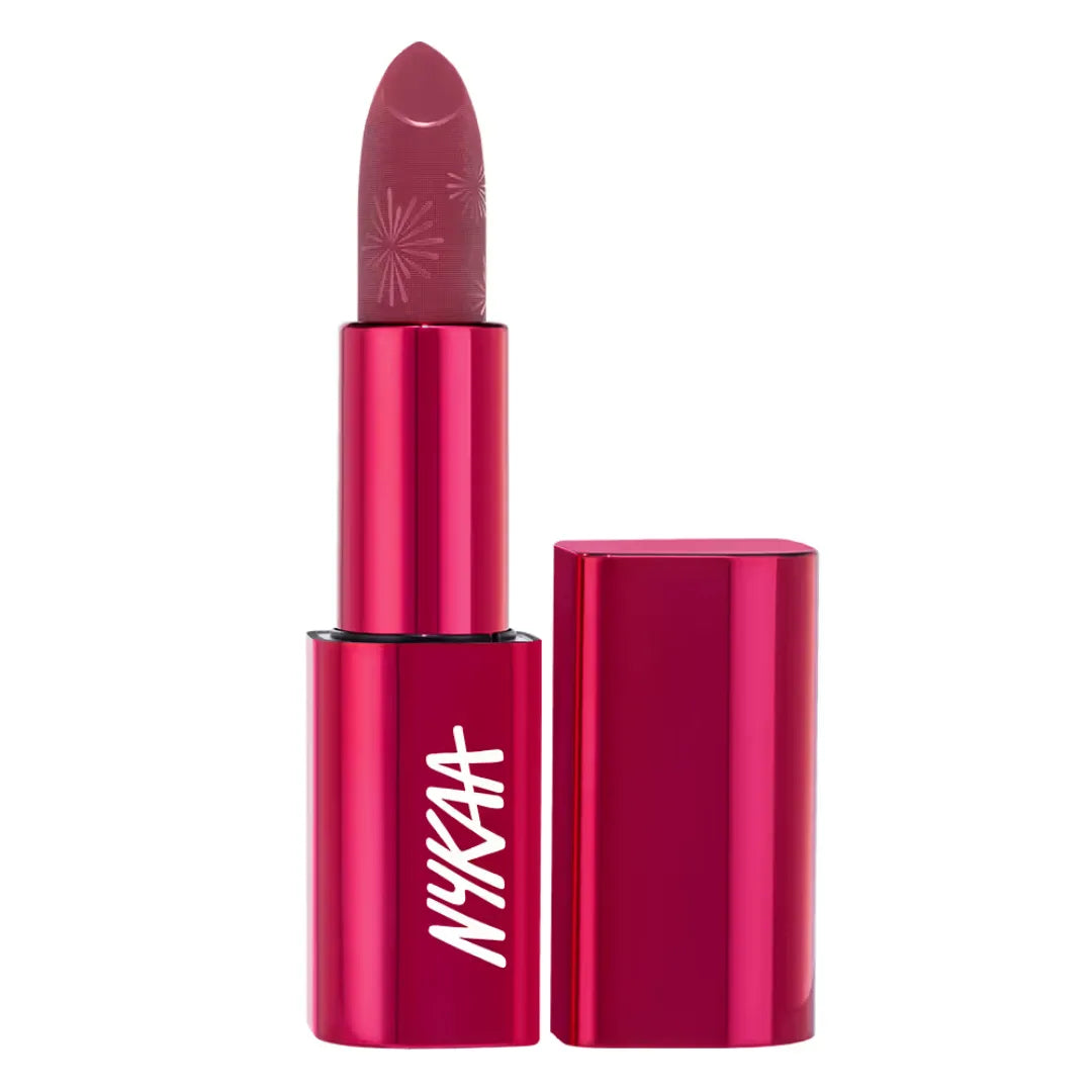 Nykaa Ultra Silk Hydrating Satin Creme Lipstick with Hyaluronic Acid - Sparklin (3.8g)