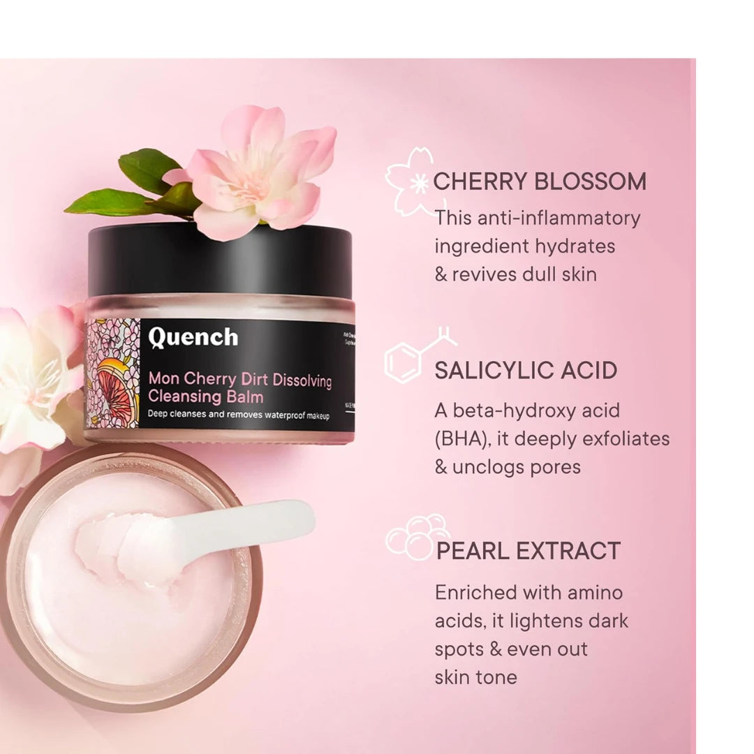 QUENCH BOTANICS Face Cleanser and Makeup Remover, 50 grams