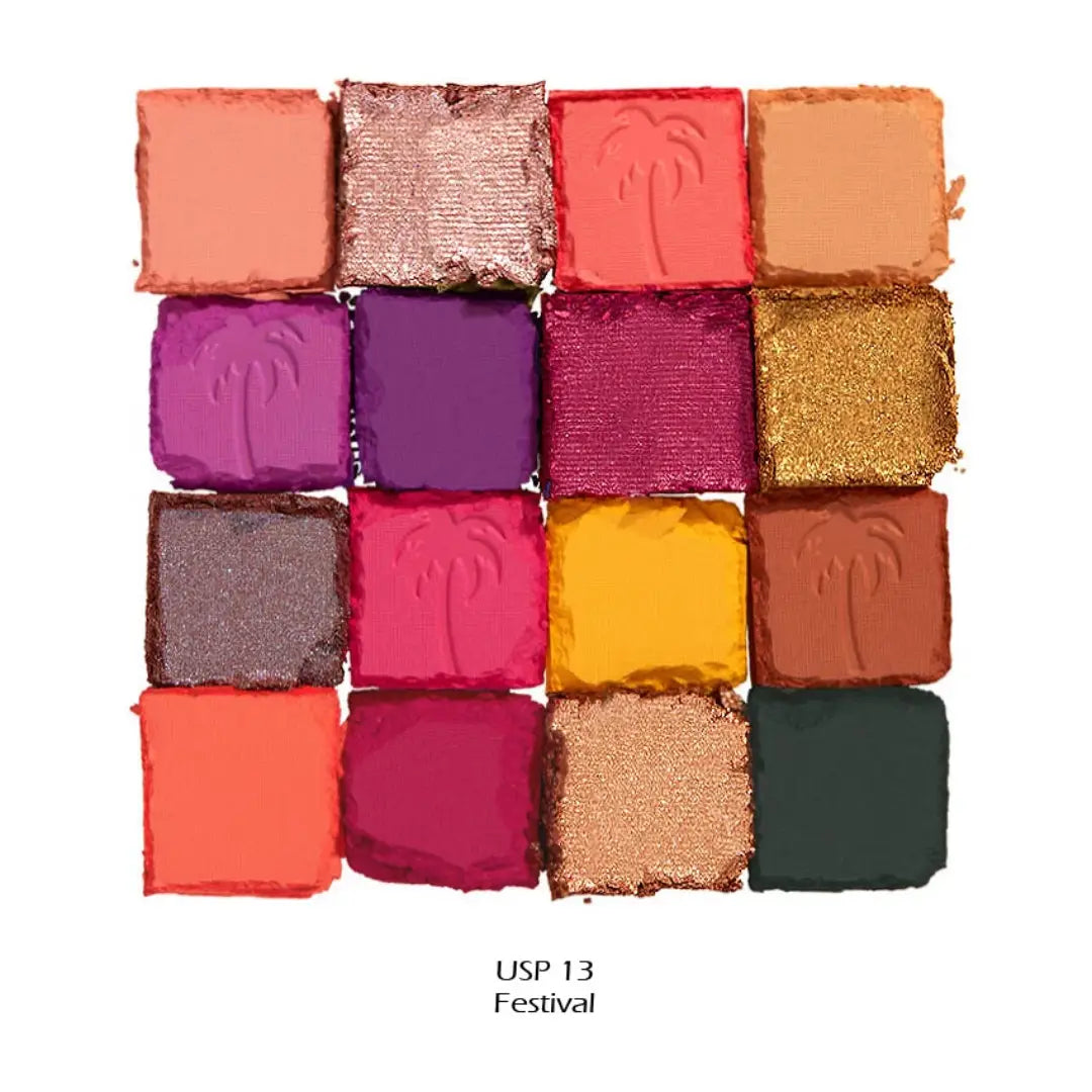 NYX Ultimate Shadow Palette Eyeshadow " USP13 - Festival " *Joy's cosmetics*