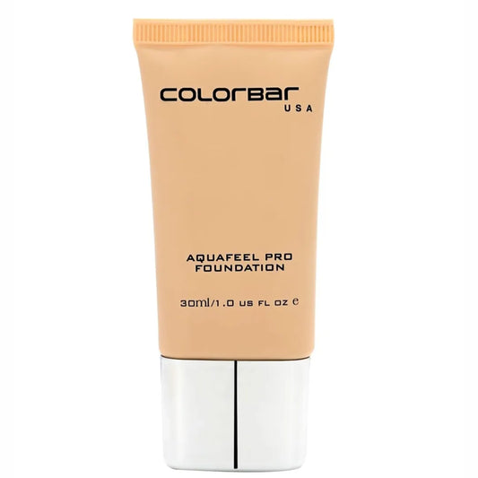 Colorbar Aqua Feel Pro Liquid Foundation Natural Finish Combination, Hazel Latte-003, 30Ml, Light