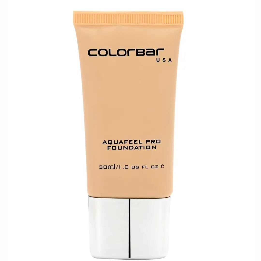 Colorbar Aqua Feel Pro Liquid Foundation Natural Finish Combination, Hazel Latte-003, 30Ml, Light