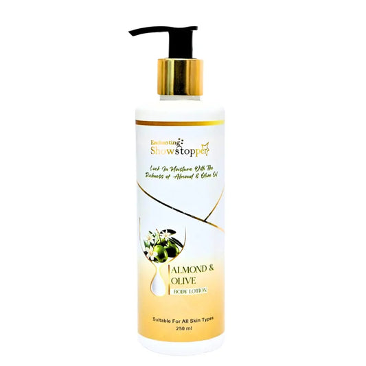 Enchanting Showstopper Almond & Olive Body Lotion | Deep Hydration & Nourishing Moisturizer for Dry Skin | Daily Body Care Lotion for Soft &...