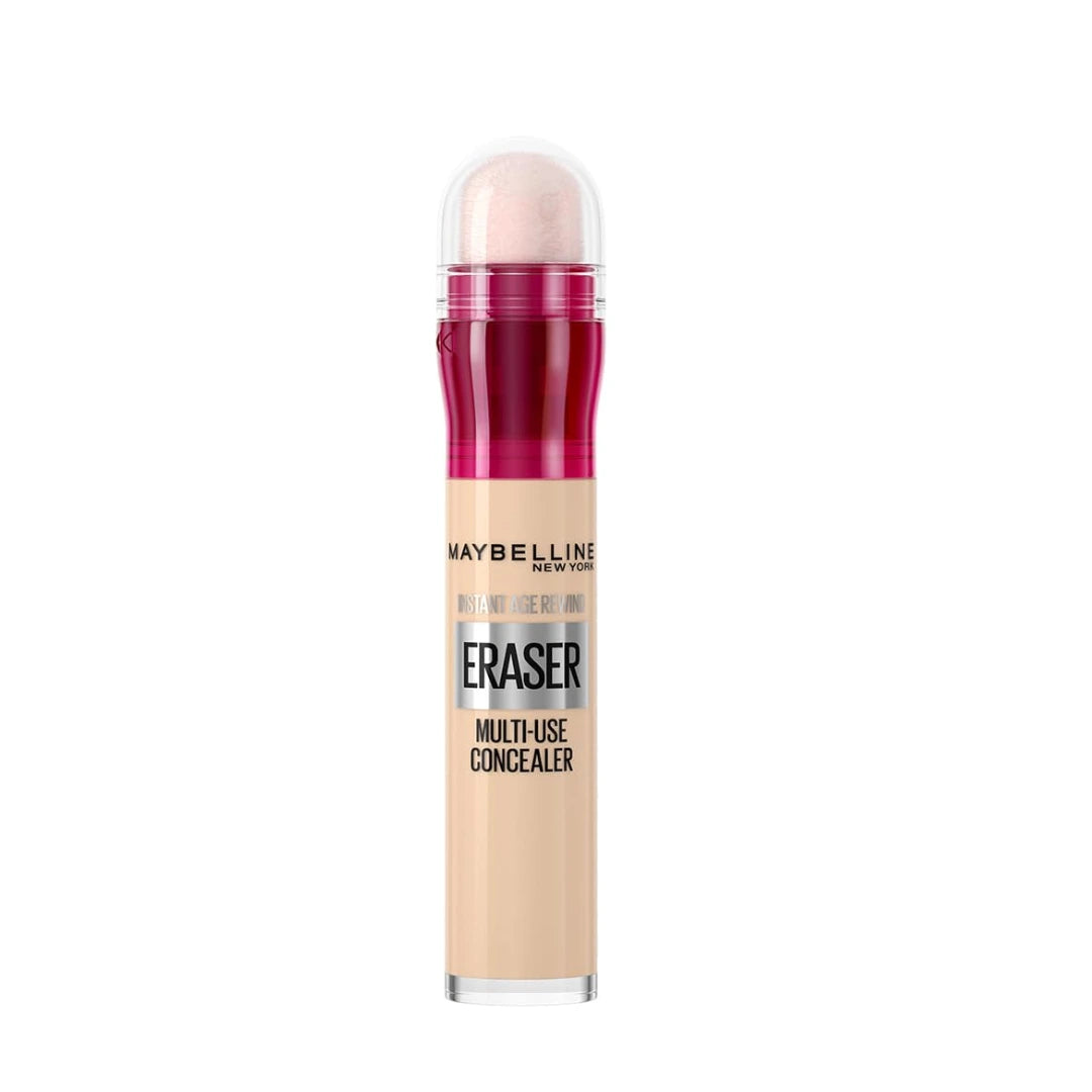 Maybelline New York Instant Age Rewind Dark Circles Treatment Concealer - Light, Packed with Goji Berry & Haloxyl, Bright & Refreshed eyes, Concealer that erase dark circles & fine lines | 6ml