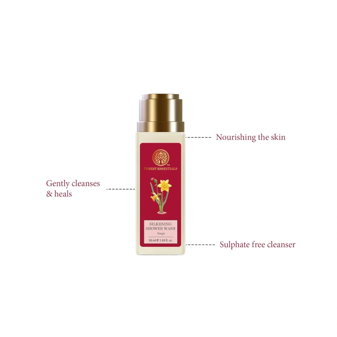 Forest Essentials Silkening Shower Wash Nargis