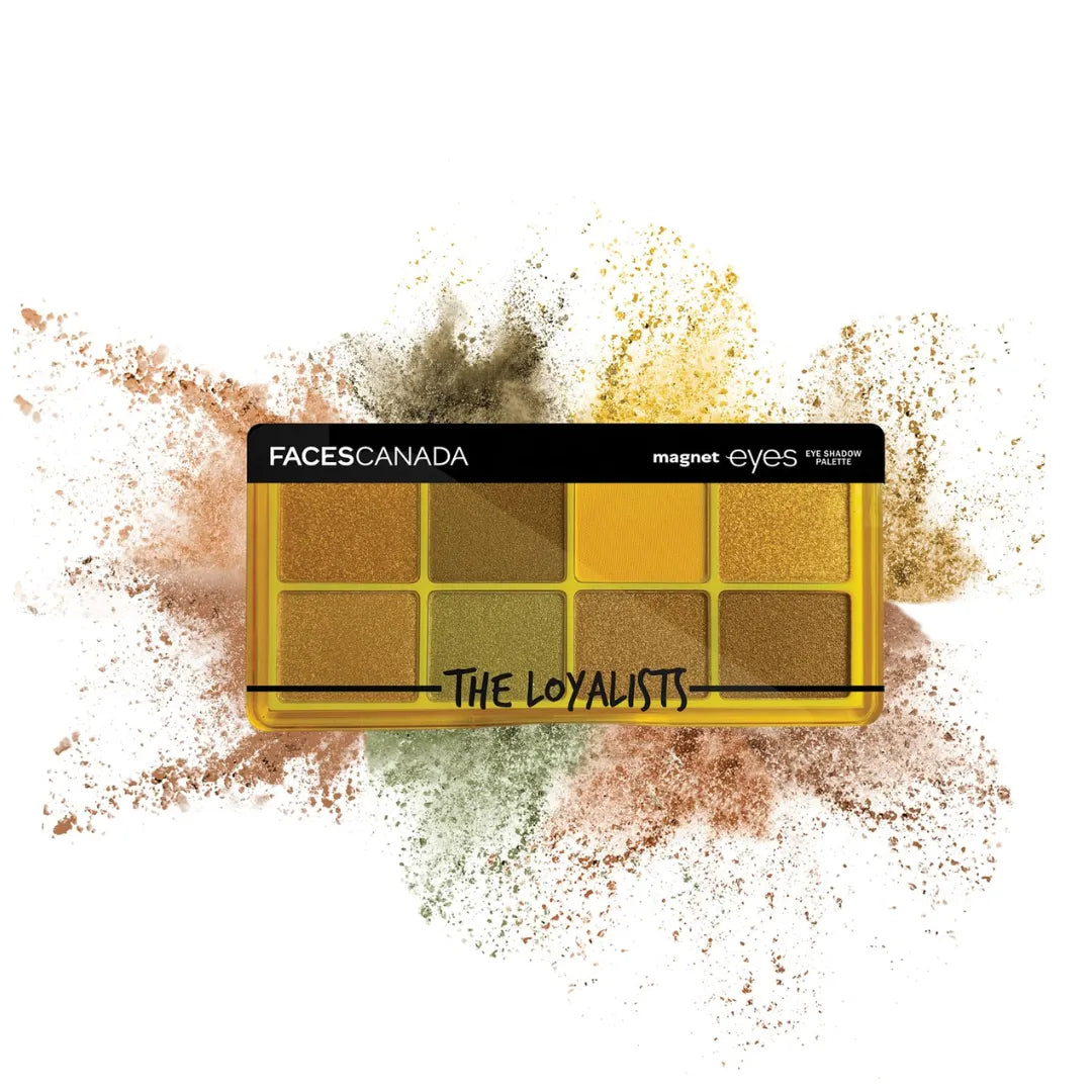 FACES CANADA Magneteyes 8 in 1 Eyeshadow Palette - The Minimalists, 6.4g | Shimmer & Matte Shades | Long Lasting & Intensely Pigmented | Buttery Soft Lightweight Texture | Smooth & Easily Blendable