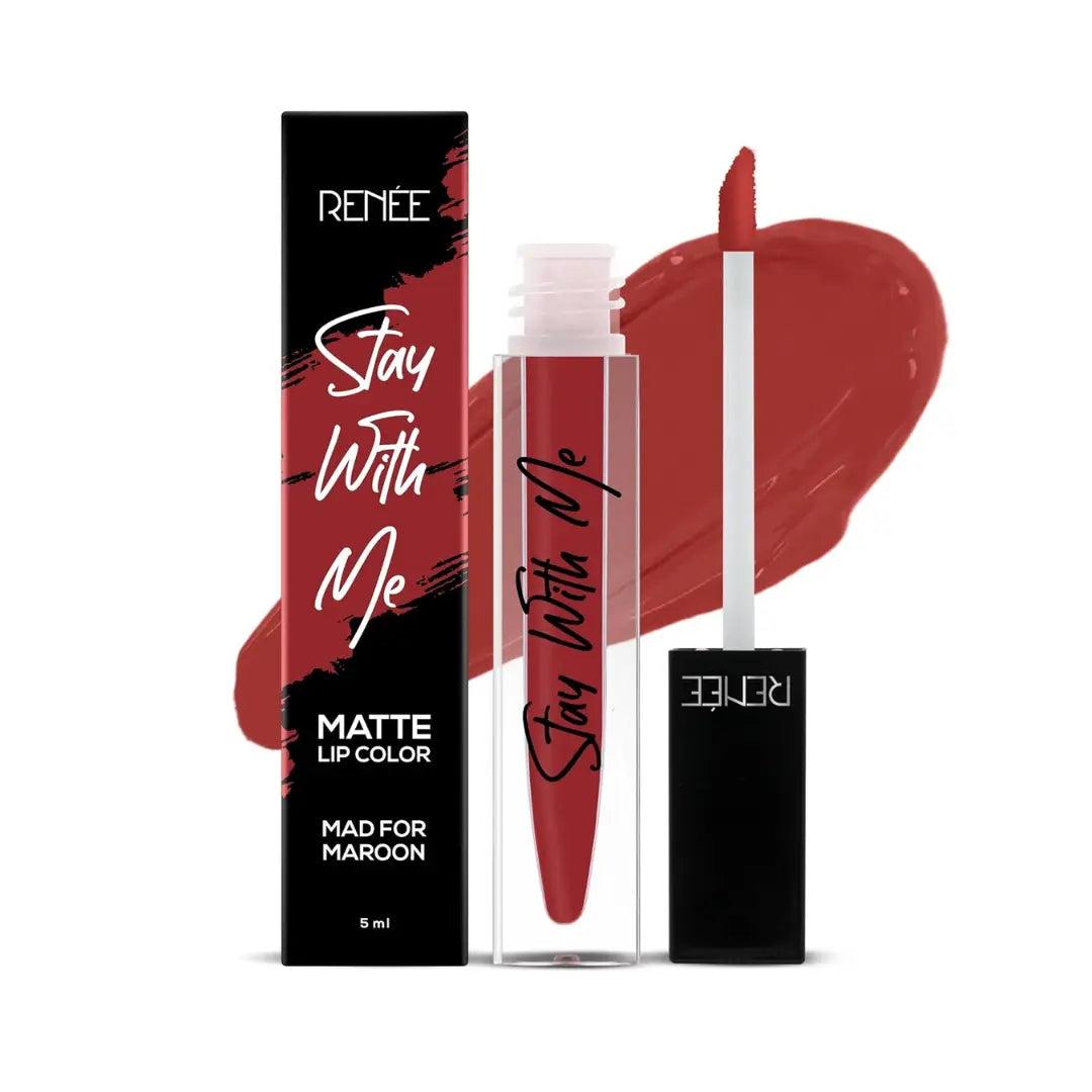 RENEE Stay With Me Matte Liquid Lipstick, 6 ml