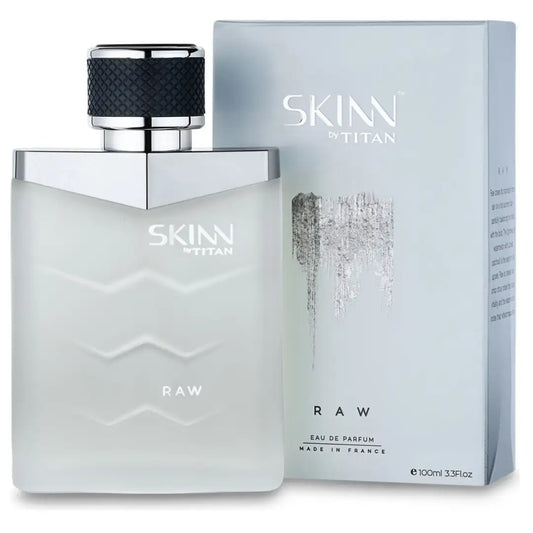 Skinn By Titan | Raw Perfume - 100 Ml | Perfume For Man | Gift for Men | Premium Fragrance | Grooming Essentials | Long Lasting Smell for Men |Fresh, Woody, Spicy |Eau De Parfum
