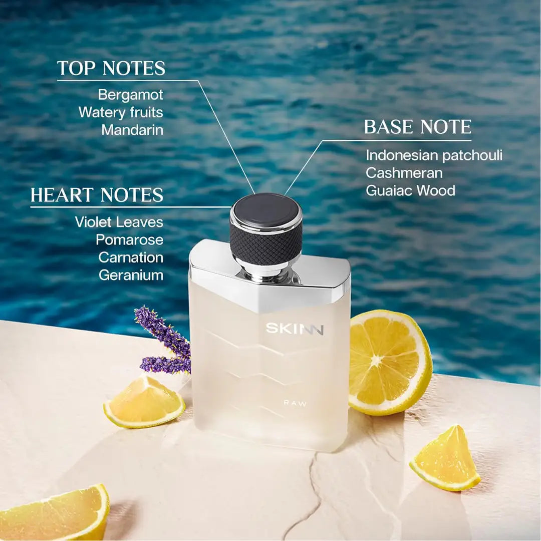 Skinn By Titan | Raw Perfume - 100 Ml | Perfume For Man | Gift for Men | Premium Fragrance | Grooming Essentials | Long Lasting Smell for Men |Fresh, Woody, Spicy |Eau De Parfum