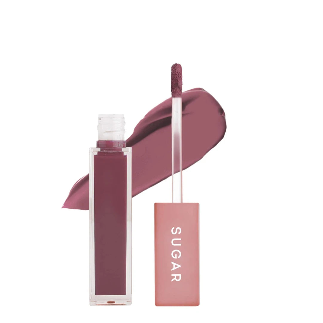 SUGAR Cosmetics Mettle Matte Liquid Lipstick For Women | Highly Pigmented | Transferproof & Long Lasting