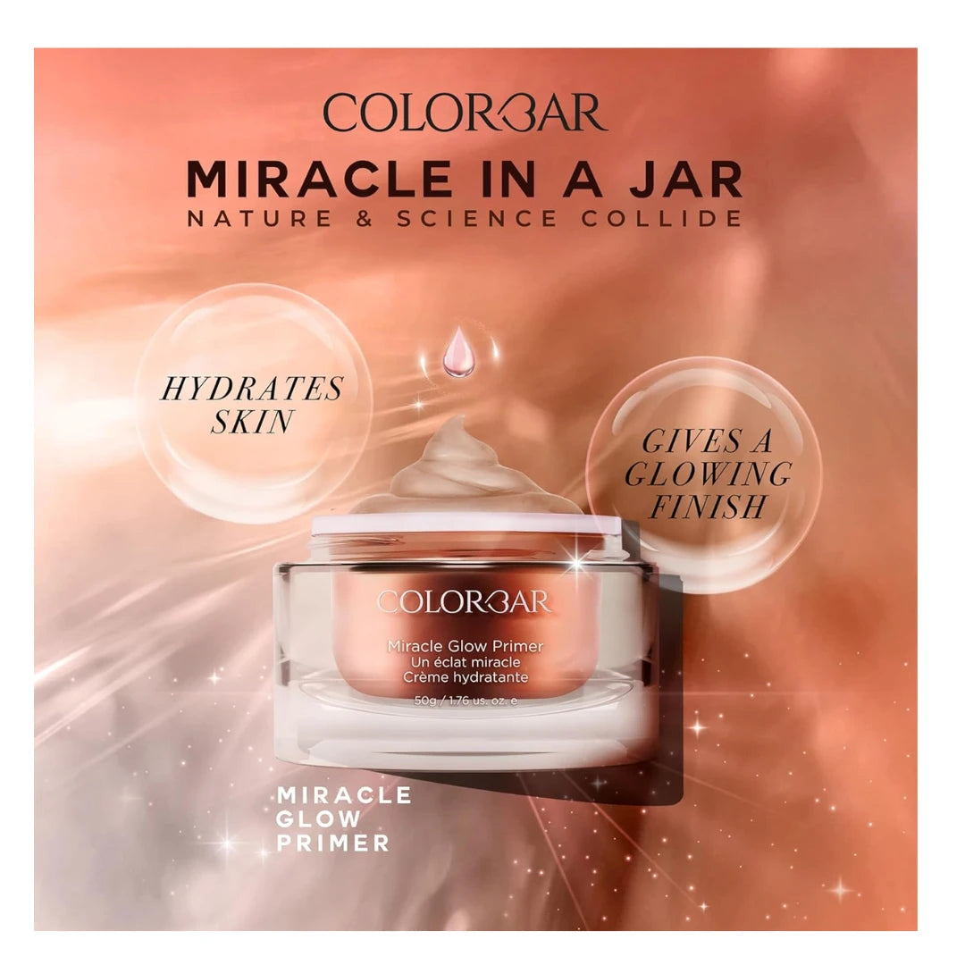 Color Bar Primer Colorbar Miracle Glow Primer, 50 g | Hydrating | Shimmery | Natural ...