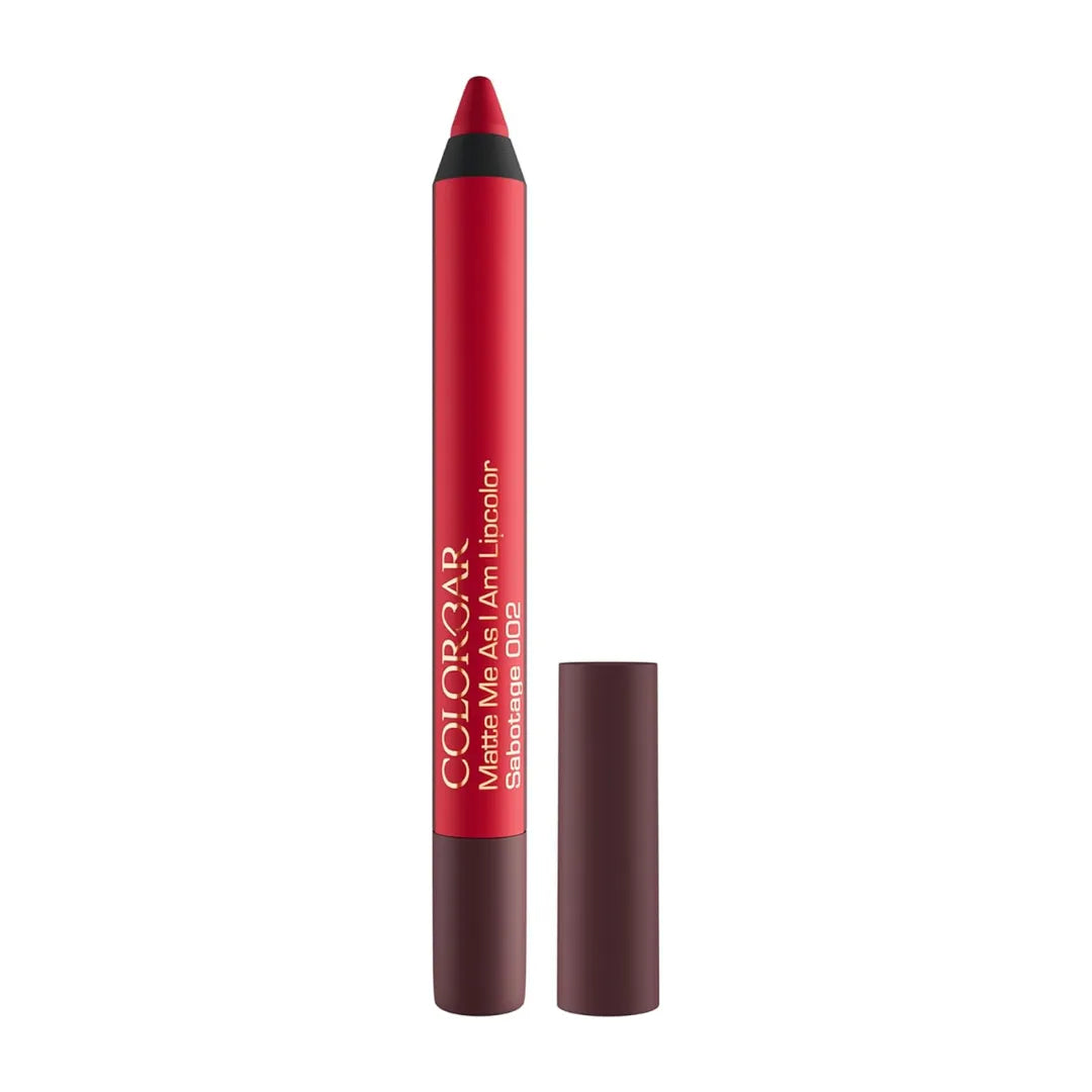 Colorbar Matte me as I am Lipcolor-trick003, 2.8 g | Moisturize and condition lips| Long Lasting| Waterproof and Smudge-proof