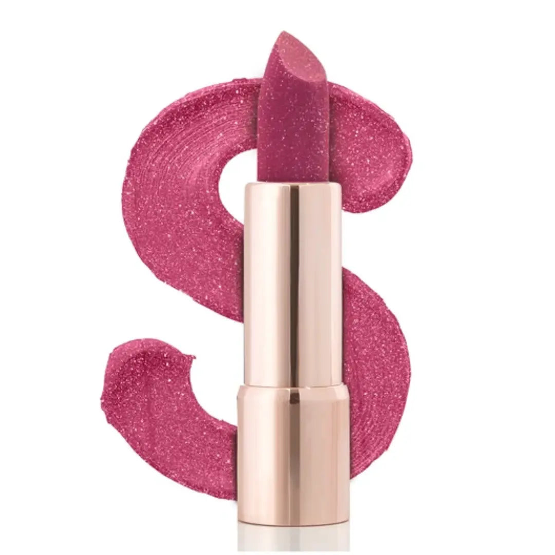 Swiss Beauty More Than Glitter Lipstick | Glittery Finish | Nourishing | With Vitamin C | One Swipe Smooth Glide |