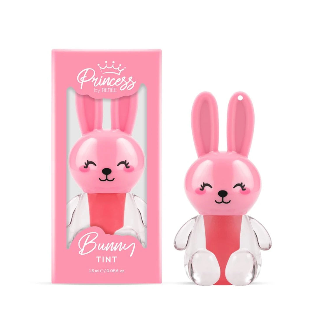 RENEE Princess by  Bunny Lip Tint - Pink, for Pre-Teens, Lightweight & Long-Lasting Color, Non-Drying & Nourishing, Water-Based Formula, Blueberry Extracts, Strawberry & Vitamin E Infused, Cruelty-Free
