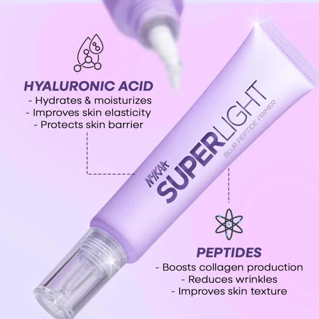 Nykaa Cosmetics Superlight Blur Peptide Primer (30G)
