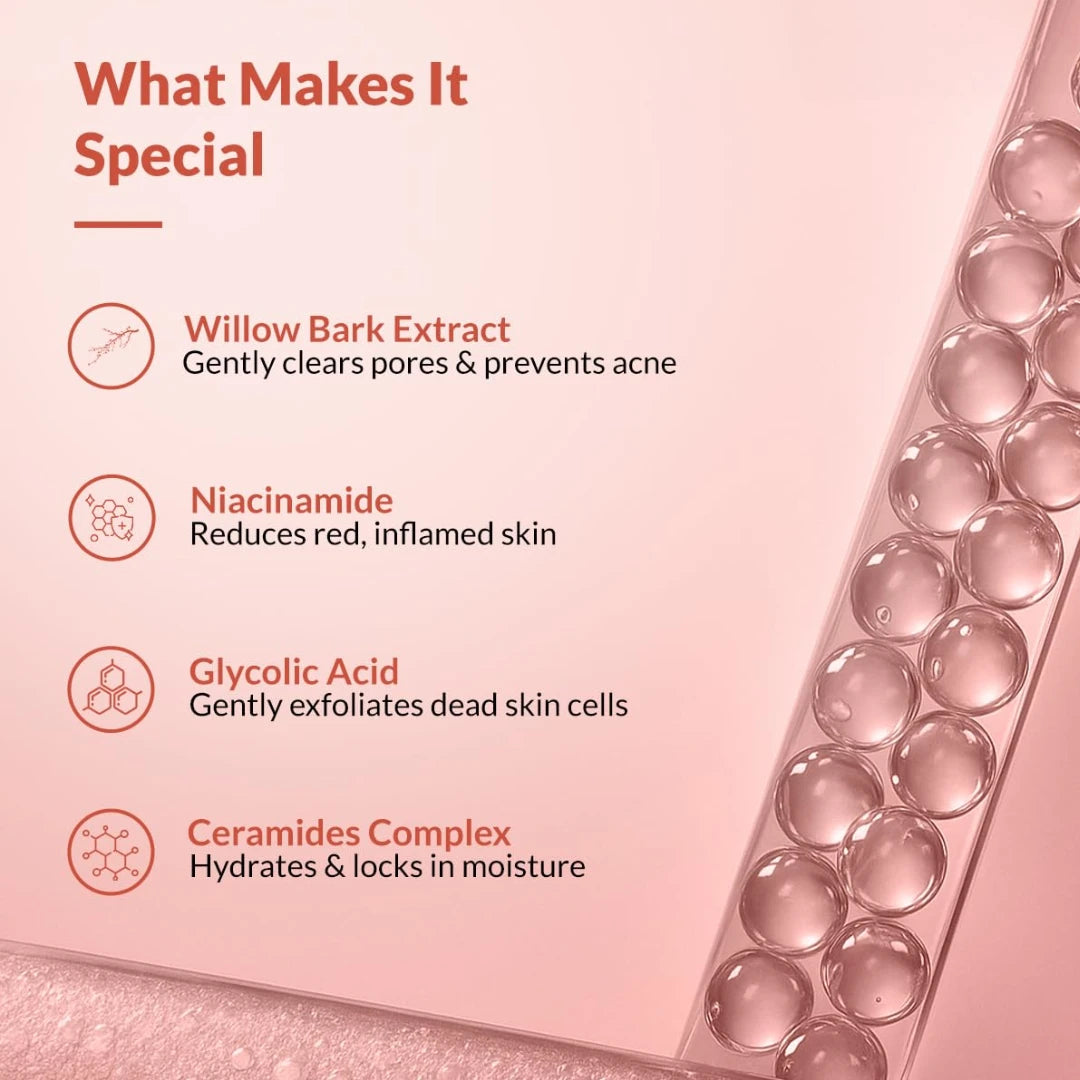 Fixderma Dewrav Acne Control & Oil Free Moisturizer for Face with Glycolic Acid | Niacinamide | Oily Skin | Face Moisturizer for Women & Men - 50 gm