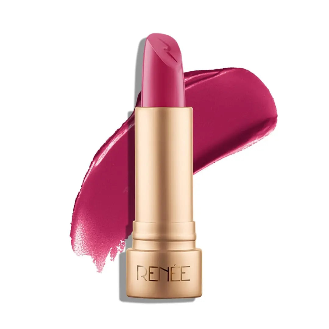 RENEE H2O Hydrating Creme Lipstick  Super Glossy, Lightweight, Non-drying & Hydrating, Easy Glides Formula with Intense Pigment, Shea Butter, Hyaluronic Acid, Jojoba Oil Infused