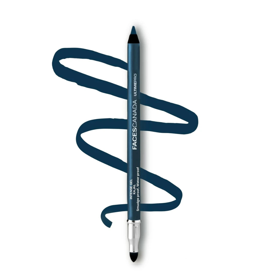 Faces Canada Ultime Pro Intense Gel Kajal With Free Sharpener - Black (1.2g)