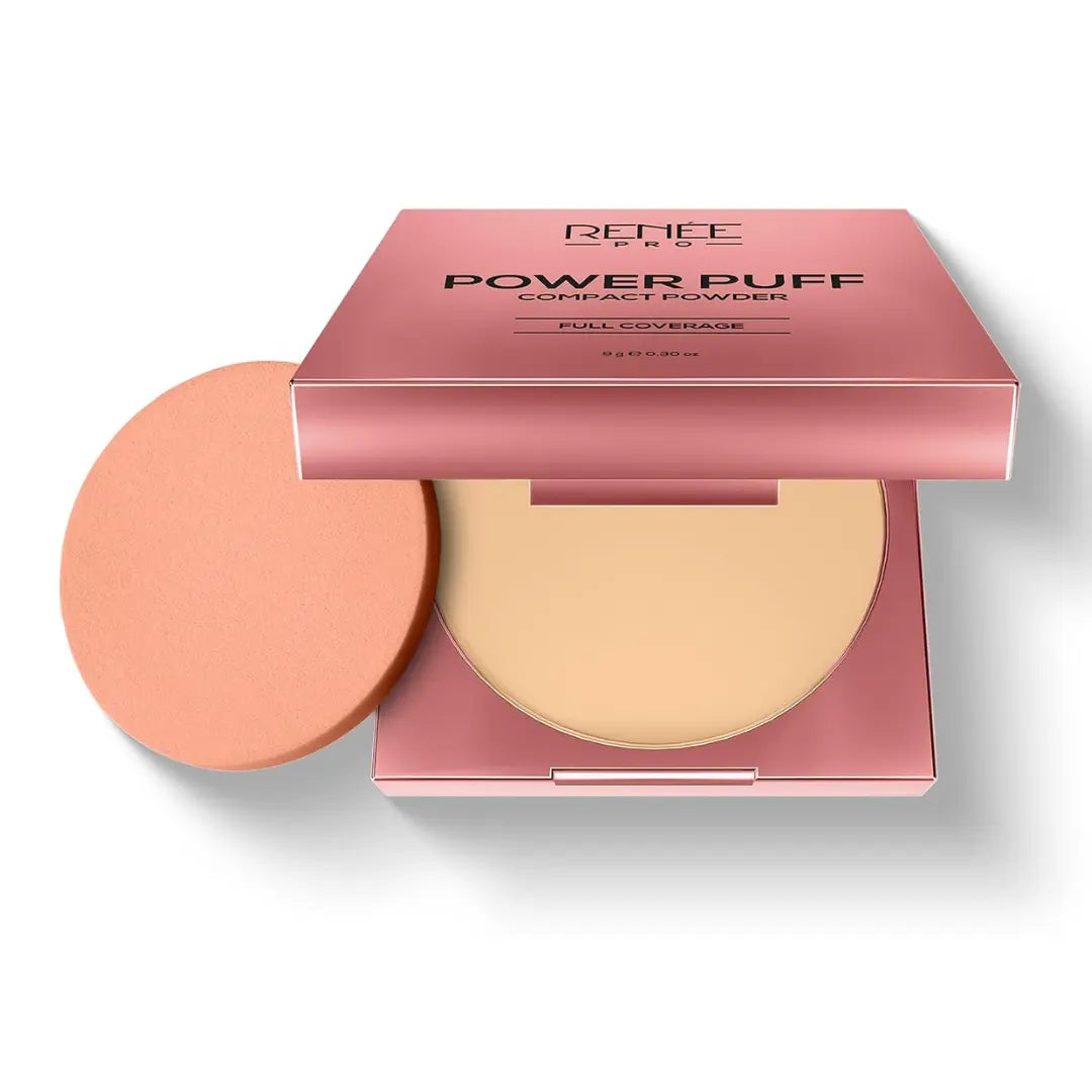 RENEE PRO Power Puff Compact Powder