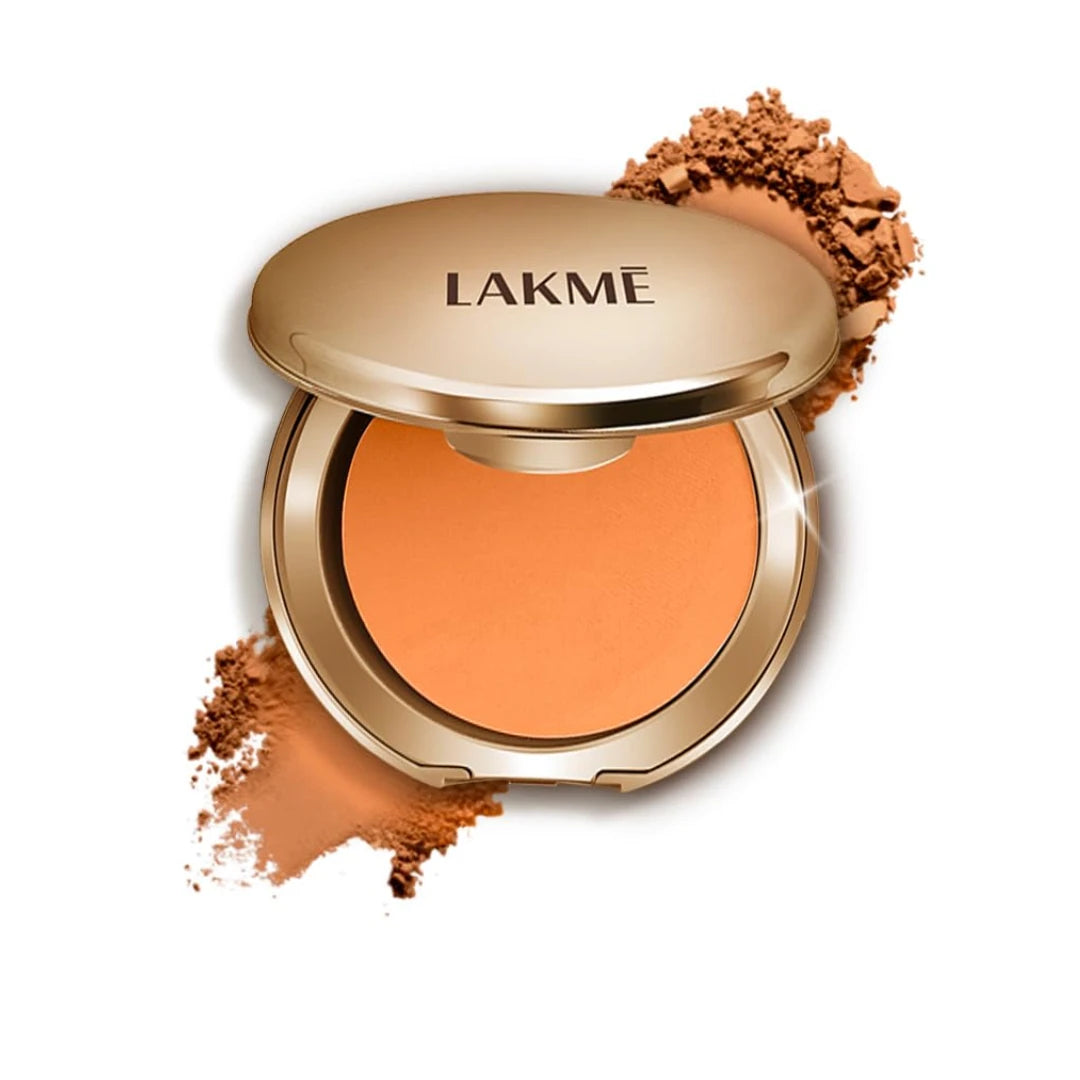 Lakme 9 to 5 Flawless Matte Complexion Compact Powder, Apricot, Absorbs Oil, Conceals & Gives Radiant Skin - All Day Matte Finish Face Makeup, 8 g Brand: LAKMÉ