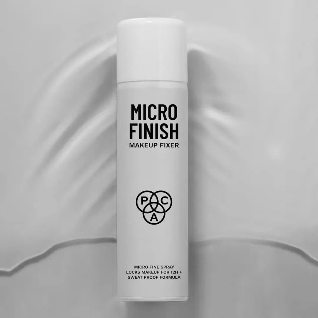PAC Micro Finish Makeup Fixer Spray - Quick Drying Microfine Mist, Longlasting Sweatproof Formula