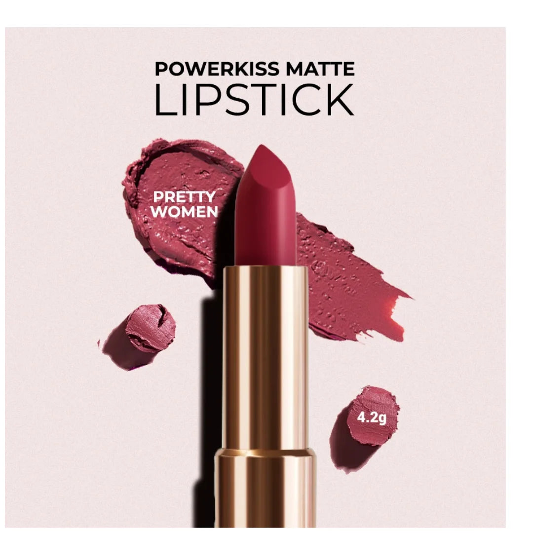 COLORBAR Powerkiss Matte Lipstick Magic 02 (4.2g)  (Magic, 4.2 g)