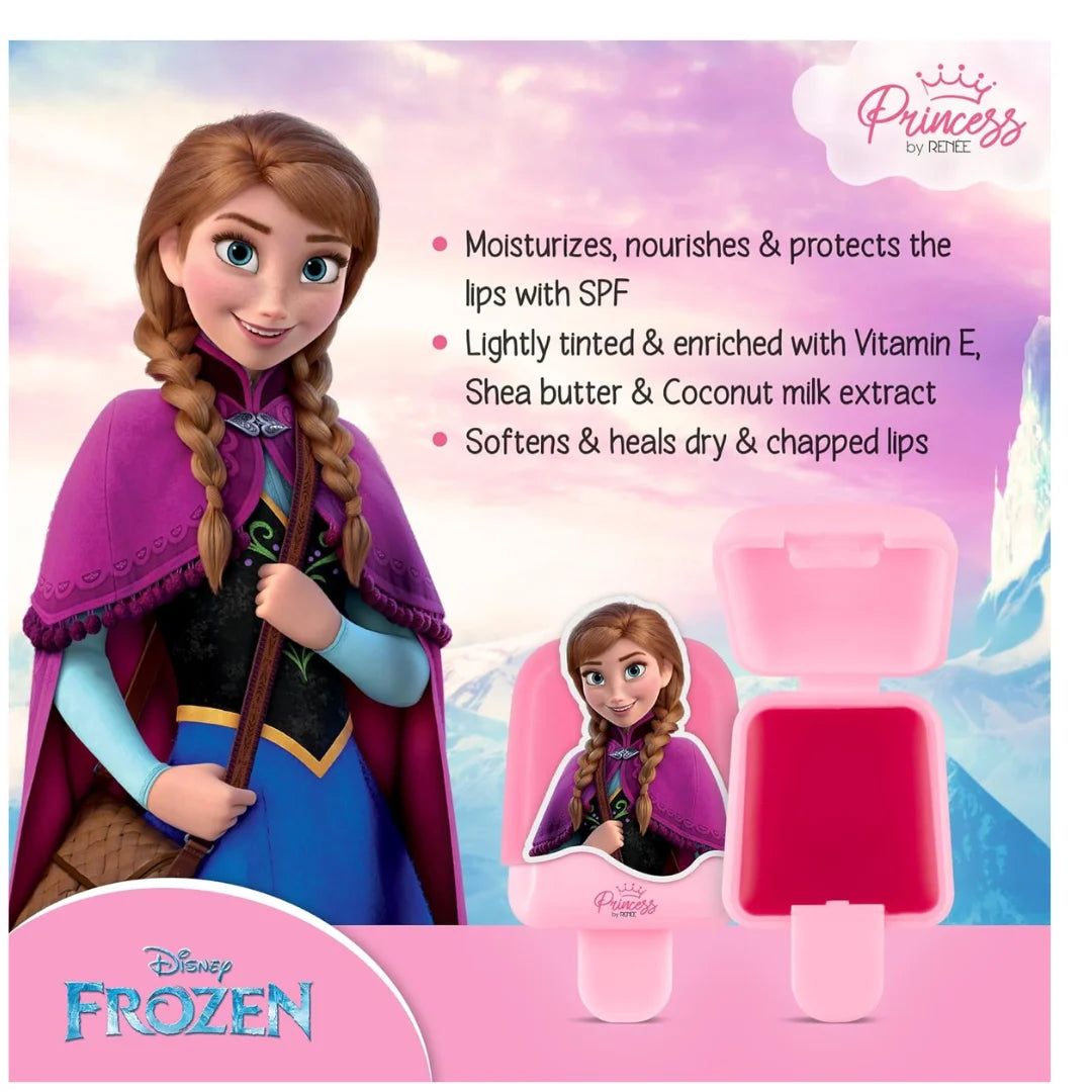 Disney Frozen Princess By RENEE Popsicle Anna Lip Balm, SPF10, Lightly Tinted & Enriched with Vitamin E & Coconut Milk Extract, Moisturizes, Nourishes & Protects, Softens & Heals Chapped Lips 2 Gm