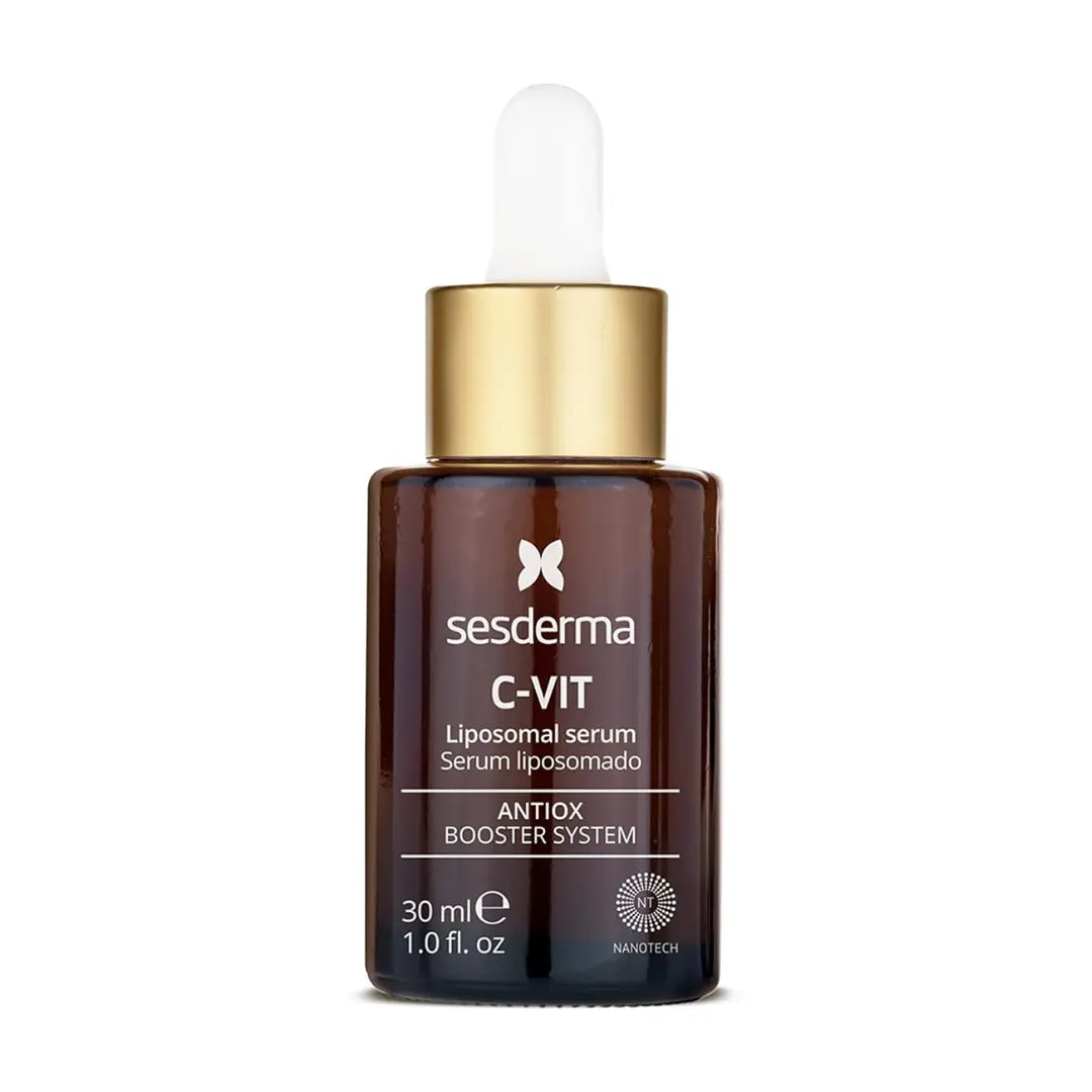 Sesderma C-VIT Radiance Serum with Vitamin C, Brightens, Hydrates & Fights Signs of Aging, Antioxidant Formula, 1.0 fl oz