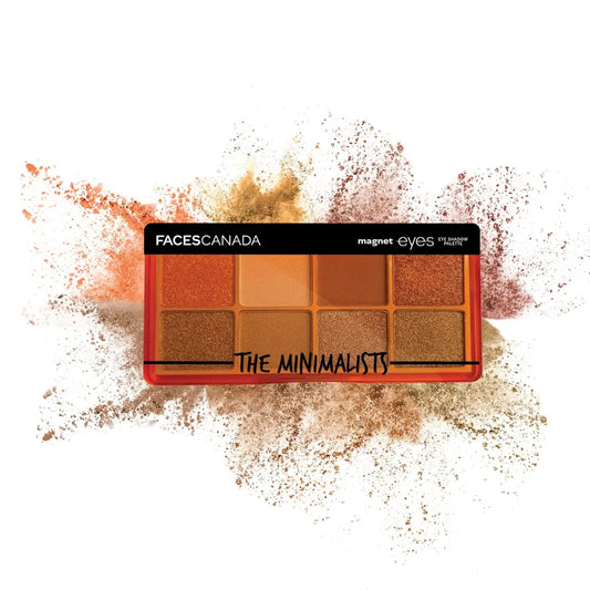 FACES CANADA Magneteyes 8 in 1 Eyeshadow Palette - The Minimalists, 6.4g | Shimmer & Matte Shades | Long Lasting & Intensely Pigmented | Buttery Soft Lightweight Texture | Smooth & Easily Blendable