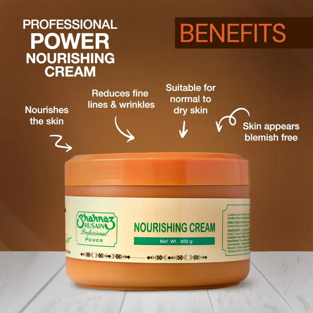 Shahnaz Husain Professional Power Nourishing Cream, Blueberry, 400 g