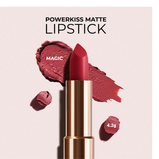COLORBAR Powerkiss Matte Lipstick Magic 02 (4.2g)  (Magic, 4.2 g)