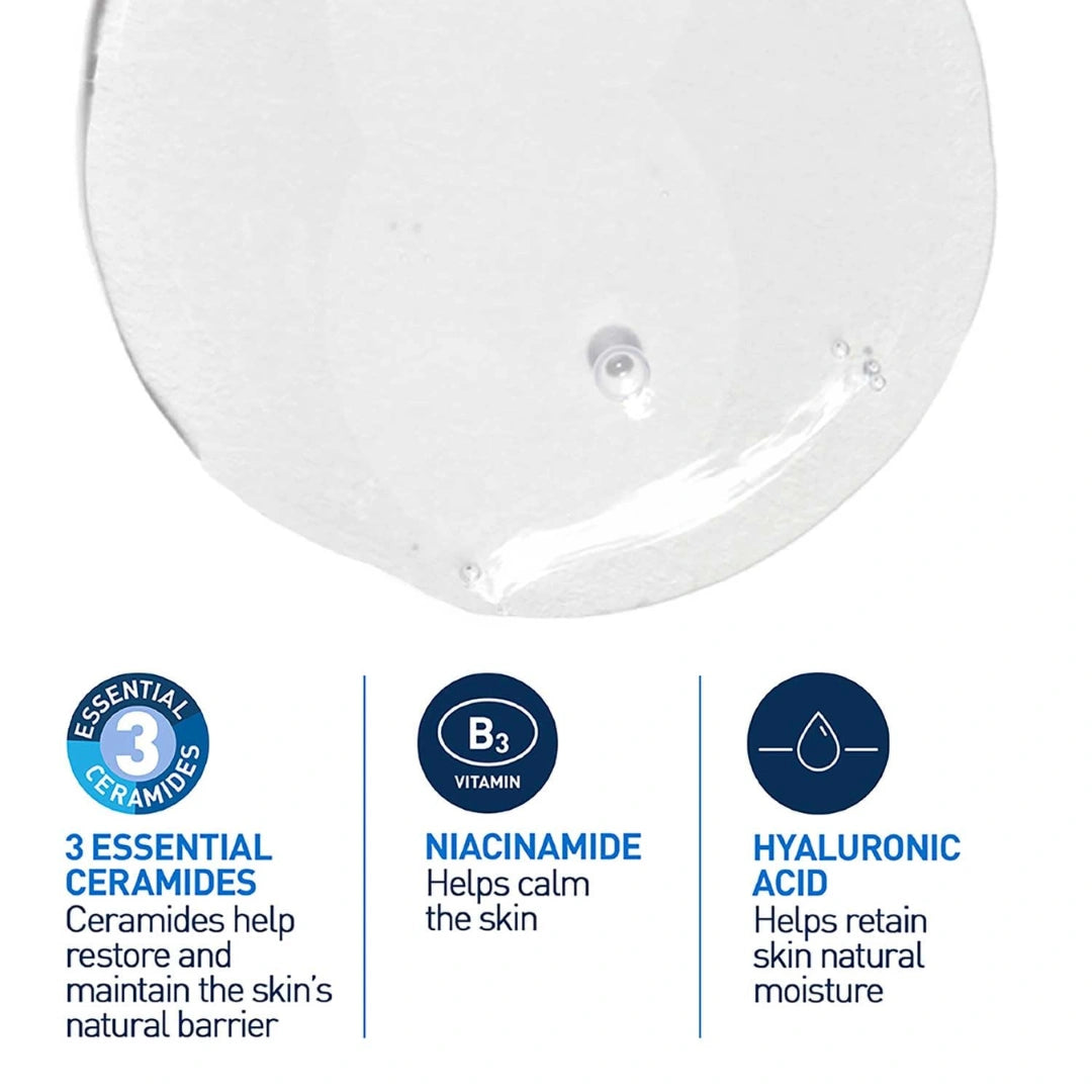 CeraVe Foaming Cleanser For Normal To Oily Skin (236ml) - Dermatologist-Developed Facewash | Non-Comedogenic And Fragrance-Free Cleansers For Acne-Prone Skin