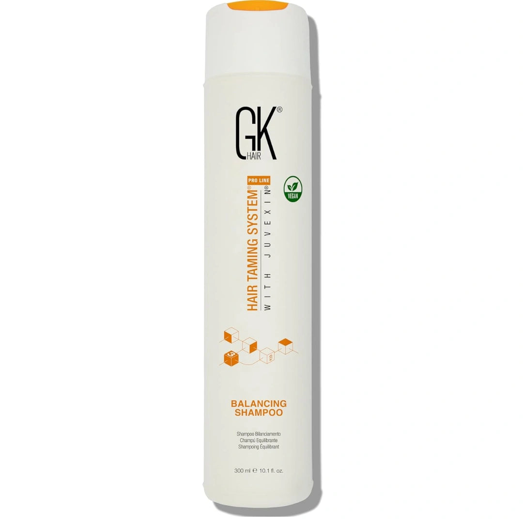 GK Hair Global Keratin Balancing Shampoo 300ml For Oily Hair And Scalp Restores Scalp pH Level - Sulfate And Paraben Free