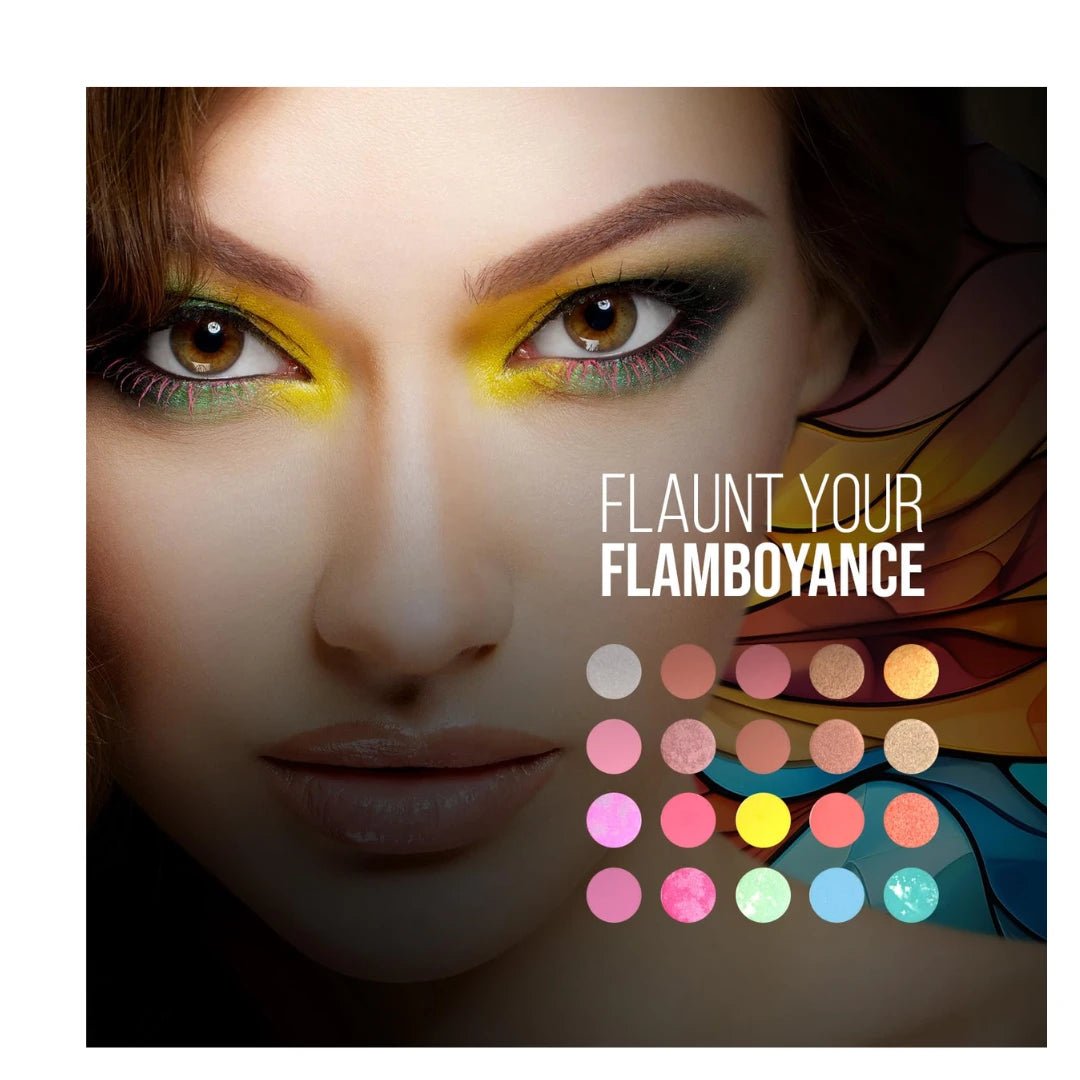FACES CANADA Professional 25 IN 1 Eyeshadow Palette - Flamboyant, 27.5g | High Shine Shimmer & Intense Velvety Matte Finish | Highly Pigmented | Long Lasting | Smooth Texture | Easily Blendable - Deals999