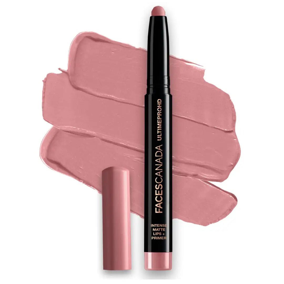 FACES CANADA Ultime Pro HD Intense Matte Lipstick + Primer - Magnetic (Nude), 1.4g | 9HR Long Stay | Flawless HD Matte Finish | Intense Color | Lightweight | Smooth Glide | Primer Infused - Deals999