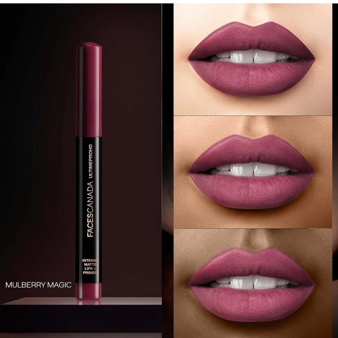 FACES CANADA Ultime Pro HD Intense Matte Lipstick + Primer - Magnetic (Nude), 1.4g | 9HR Long Stay | Flawless HD Matte Finish | Intense Color | Lightweight | Smooth Glide | Primer Infused - Deals999