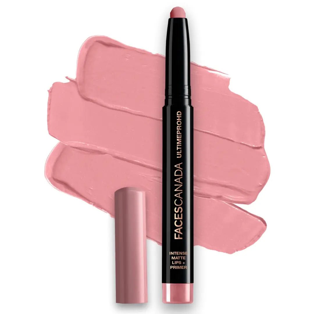 FACES CANADA Ultime Pro HD Intense Matte Lipstick + Primer - Magnetic (Nude), 1.4g | 9HR Long Stay | Flawless HD Matte Finish | Intense Color | Lightweight | Smooth Glide | Primer Infused - Deals999