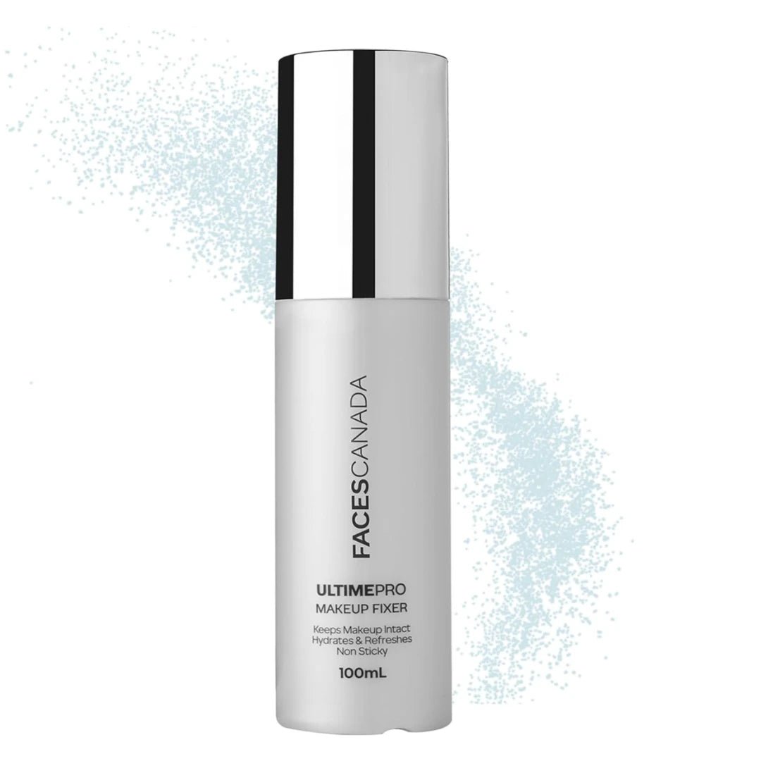 FACES CANADA Ultime Pro Makeup Fixer, 100 ml | Long Lasting Makeup Setting Spray | Keeps Makeup Intact | Hydrates, Soothes & Refreshes Skin | Hyaluronic Acid & Vitamin E Enriched | No Alcohol - Deals999