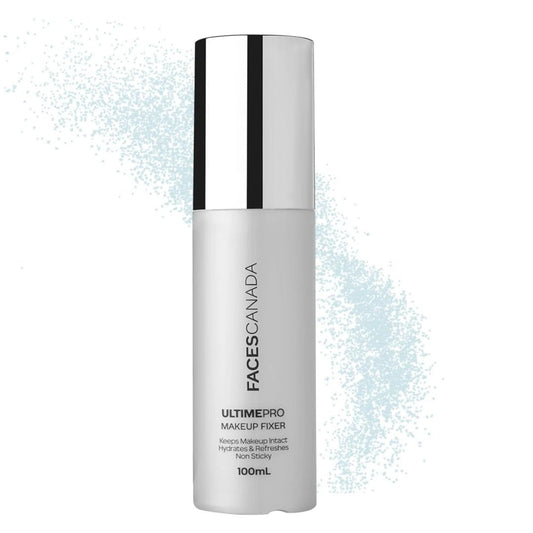 FACES CANADA Ultime Pro Makeup Fixer, 100 ml | Long Lasting Makeup Setting Spray | Keeps Makeup Intact | Hydrates, Soothes & Refreshes Skin | Hyaluronic Acid & Vitamin E Enriched | No Alcohol - Deals999