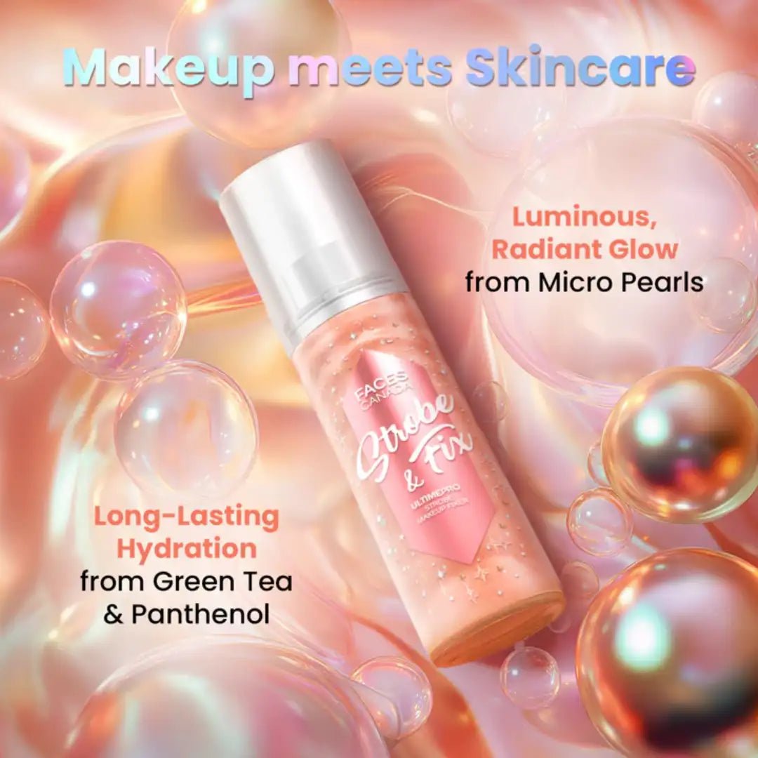 FACESCANDA Ultime Pro Strobe Makeup Fixer Rose Gold100ML - Deals999